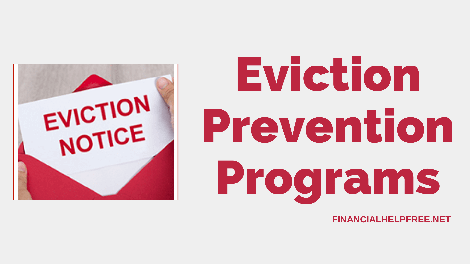 Eviction Prevention Programs Get Help With Eviction